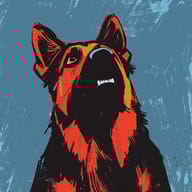 an example of an Red style image generated in MidJourney using the prompt with the --sref 1857672673, ranked 4th among the user favorites on this website.